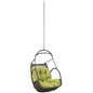 Arbor Outdoor Patio Swing Chair Without Stand, Green, Rattan 11758