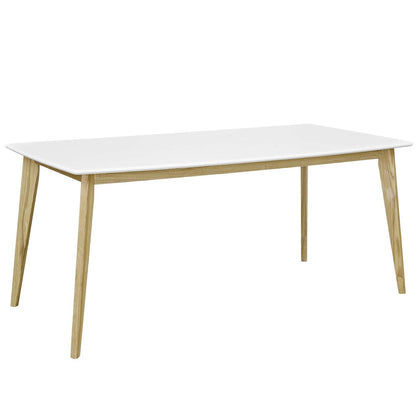 Stratum 71" Dining Table, Wood, White 13609