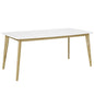 Stratum 71" Dining Table, Wood, White 13609