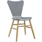 Cascade Wood Dining Chair, Wood, Grey Gray 13616