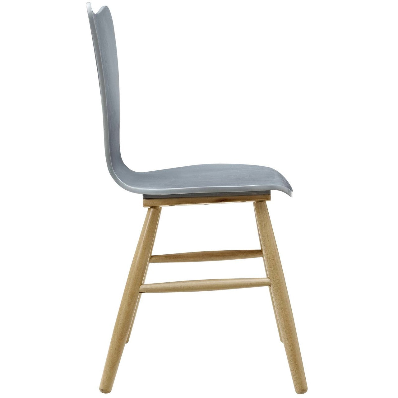 Cascade Wood Dining Chair, Wood, Grey Gray 13616