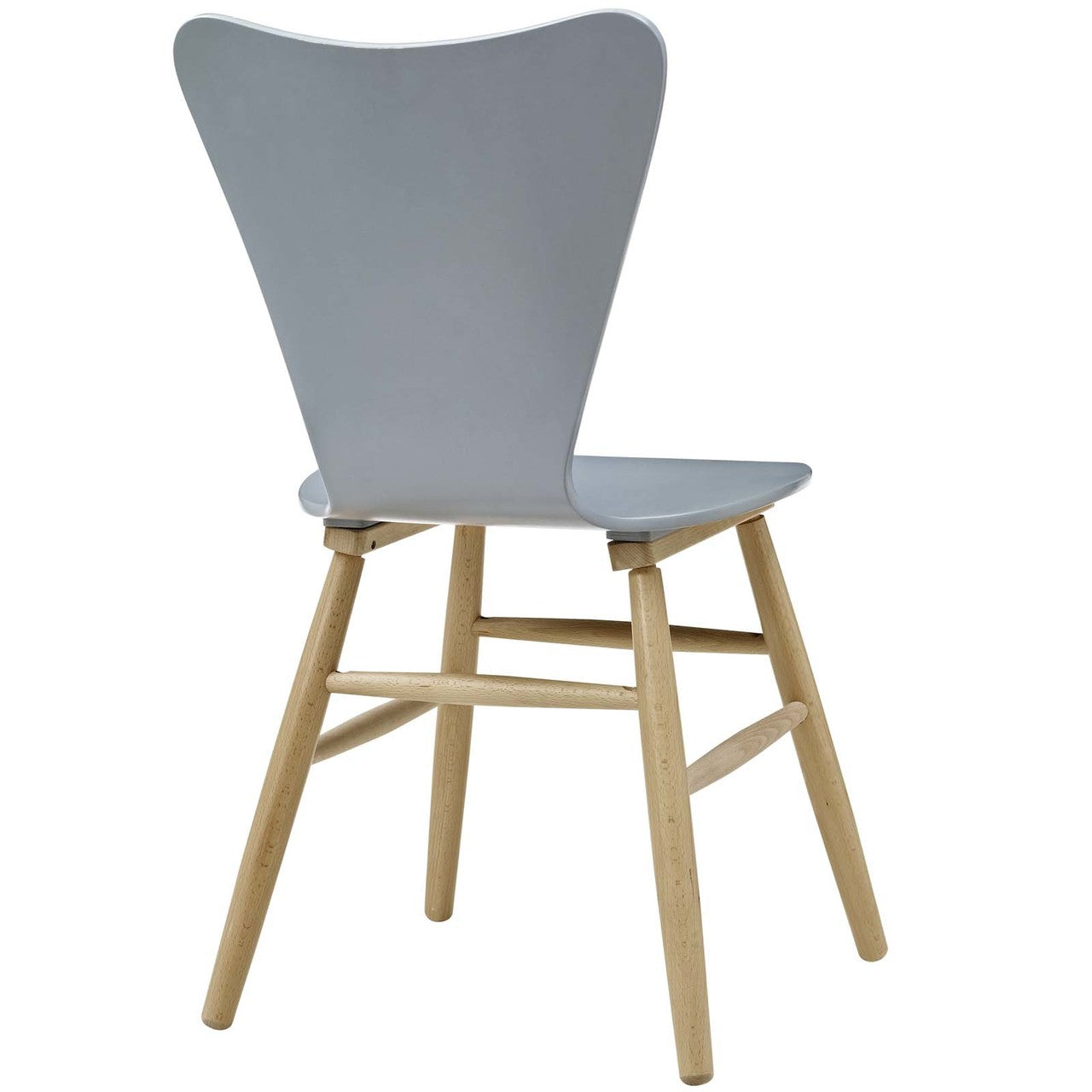 Cascade Wood Dining Chair, Wood, Grey Gray 13616