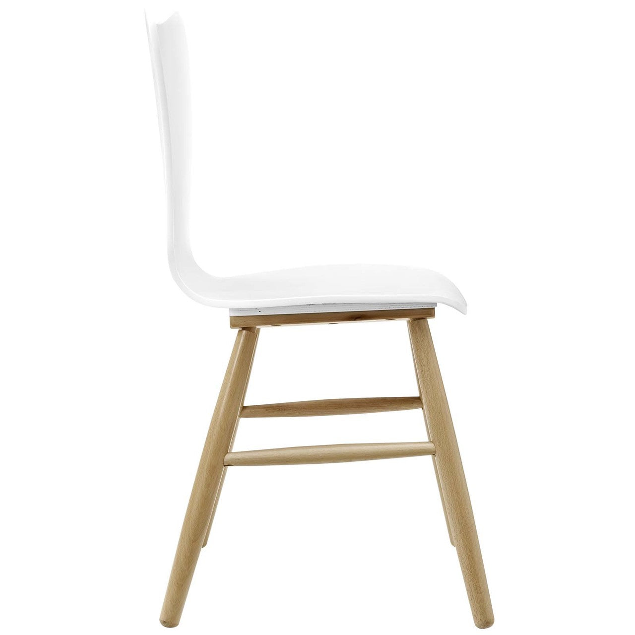 Cascade Wood Dining Chair, Wood, White 13619