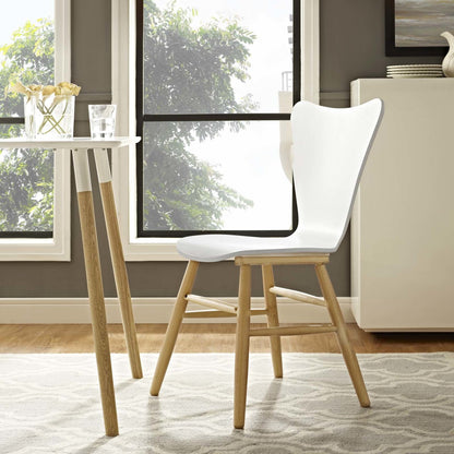 Cascade Wood Dining Chair, Wood, White 13619