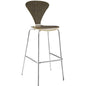 Passage Dining Bar Stool, Wood Metal Steel, Brown 13623