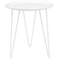 Digress Side Table, Metal Steel, White 13627