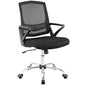 Proceed Mid Back Upholstered Fabric Office Chair, Black, Fabric 13153