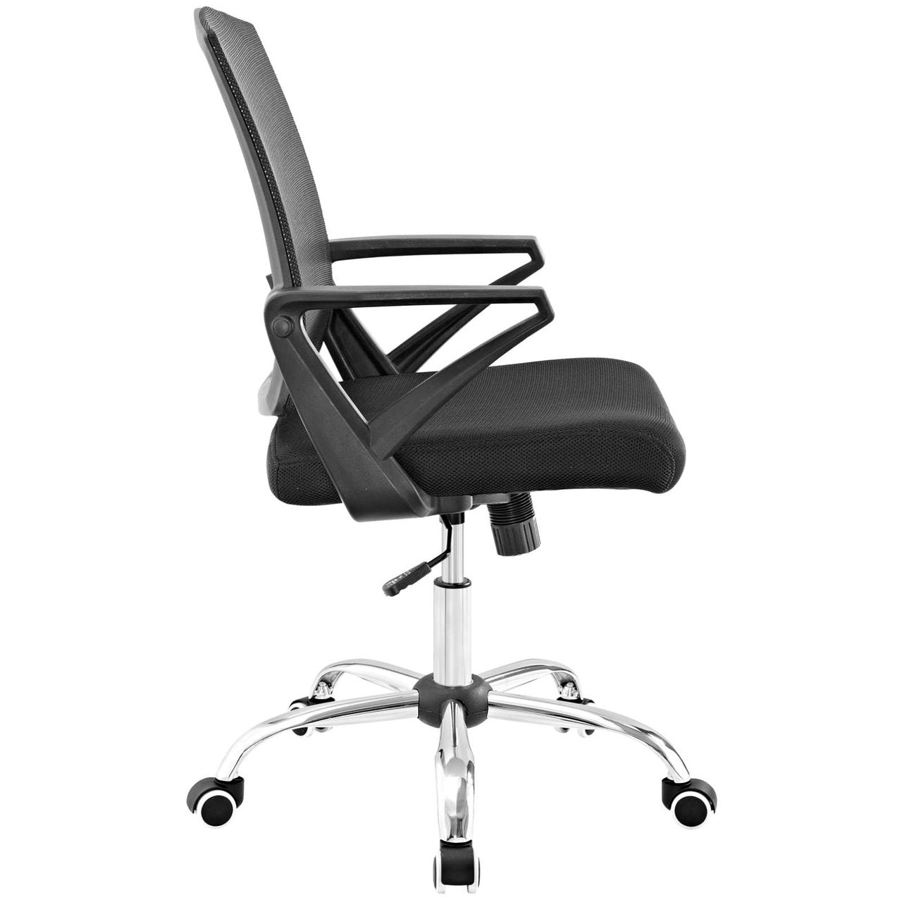 Proceed Mid Back Upholstered Fabric Office Chair, Black, Fabric 13153