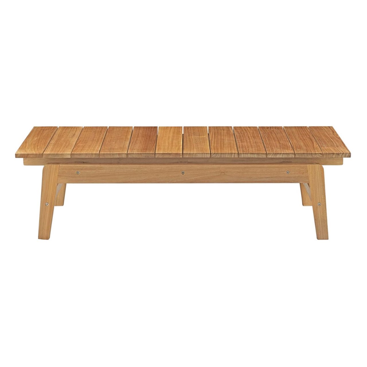 Bayport Outdoor Patio Teak Coffee Table, Brown, Wood 11779