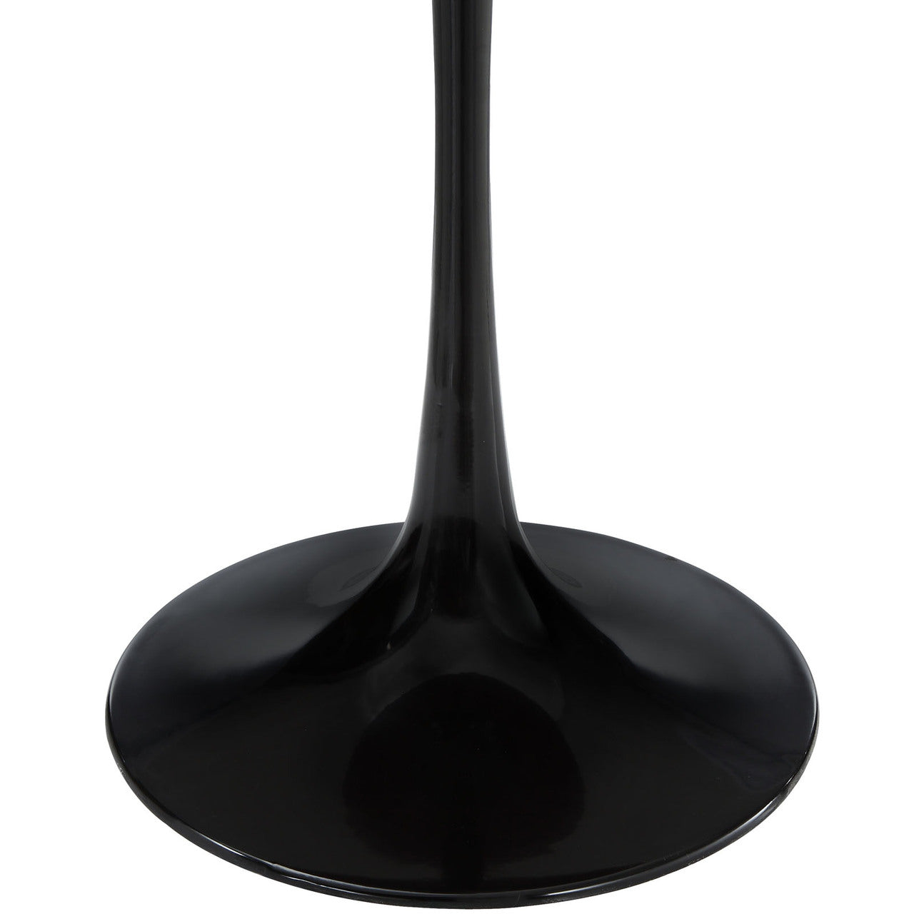 Lippa Wood Top Side Table in Black