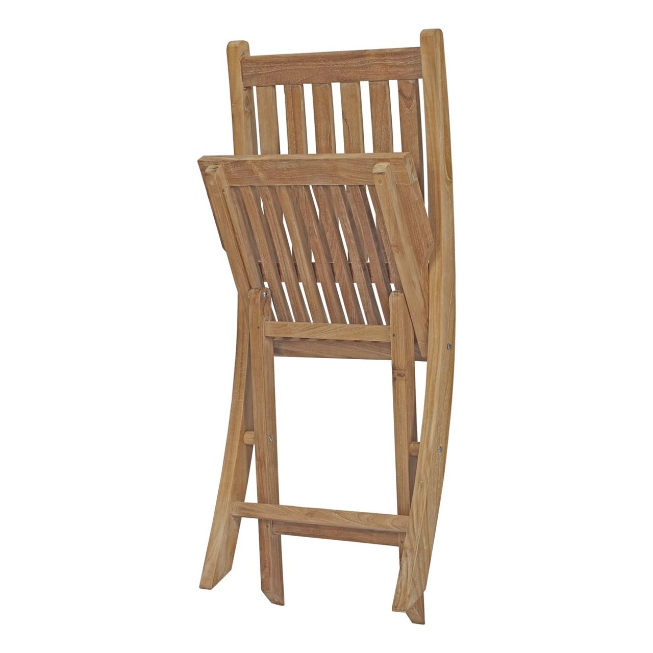 Marina Outdoor Patio Teak Folding Chair, Brown, Wood 11782
