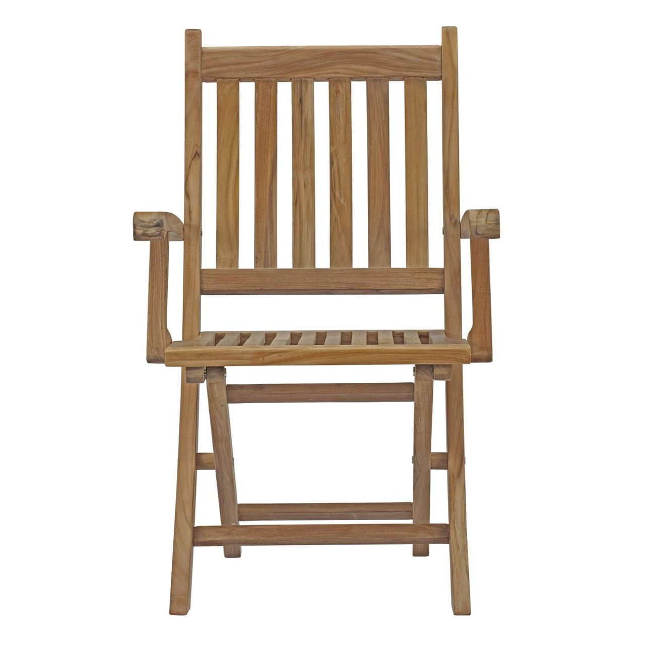 Marina Outdoor Patio Teak Folding Chair, Brown, Wood 11783
