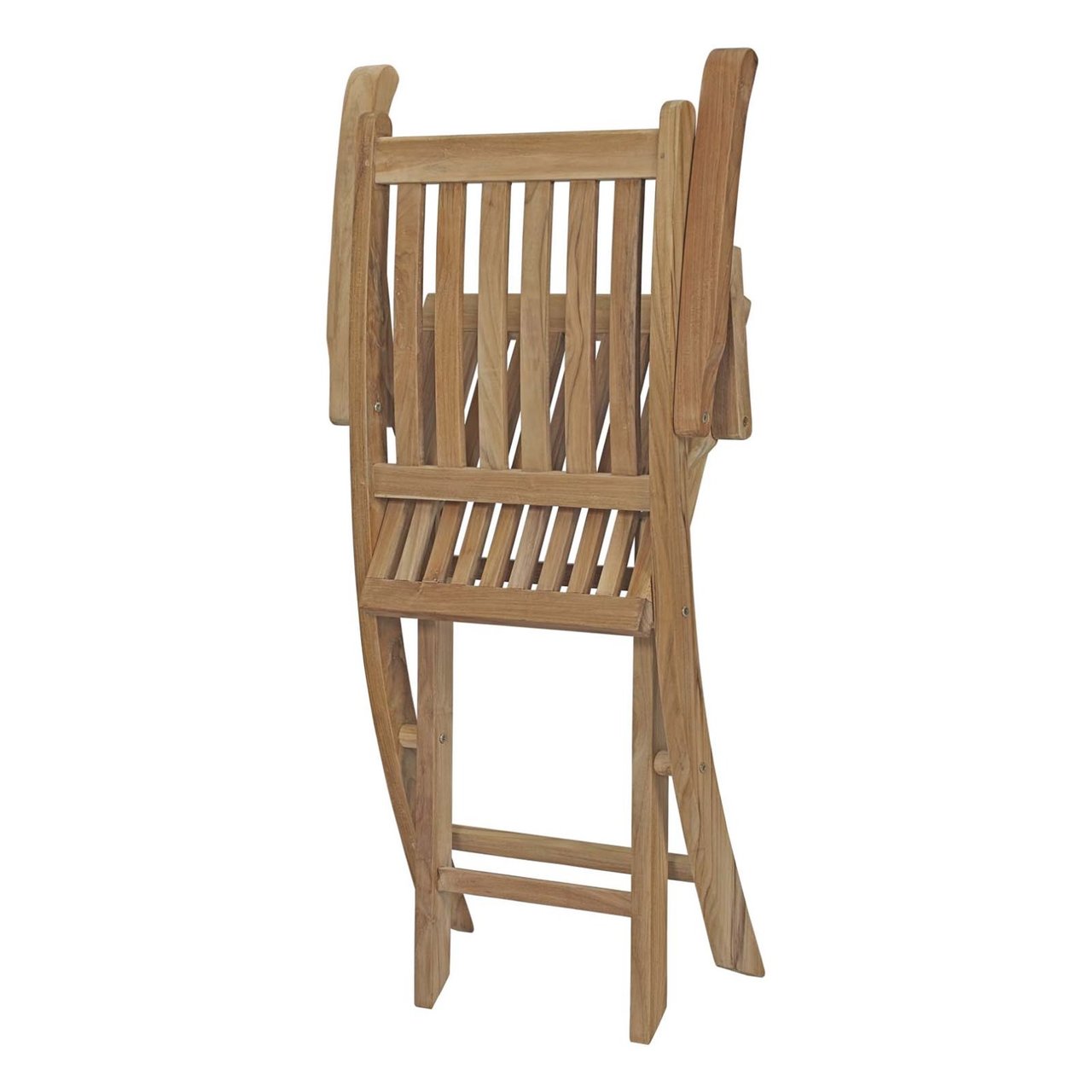 Marina Outdoor Patio Teak Folding Chair, Brown, Wood 11783