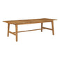 Dorset Outdoor Patio Teak Dining Table, Wood, Brown 13170