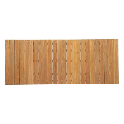 Dorset Outdoor Patio Teak Dining Table, Wood, Brown 13170