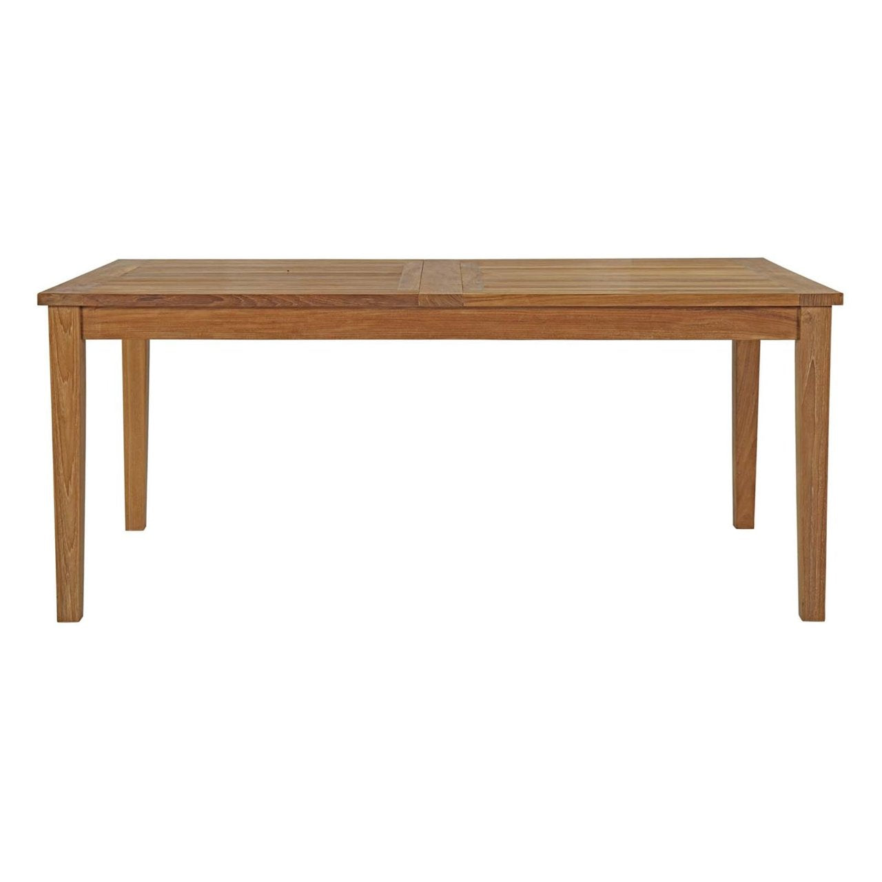 Marina Extendable Outdoor Patio Teak Dining Table, Brown, Wood 13171