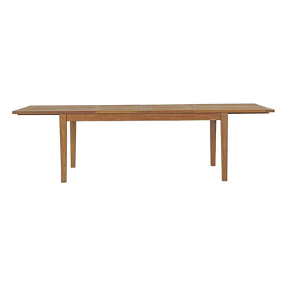 Marina Extendable Outdoor Patio Teak Dining Table, Brown, Wood 13171