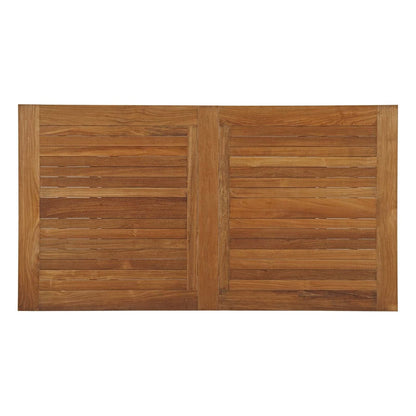 Marina Extendable Outdoor Patio Teak Dining Table, Brown, Wood 13171