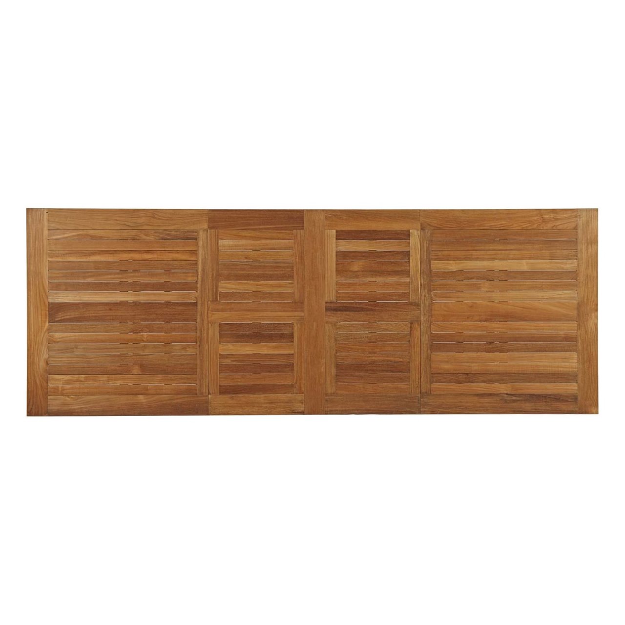 Marina Extendable Outdoor Patio Teak Dining Table, Brown, Wood 13171