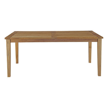 Marina Outdoor Patio Teak Dining Table , Brown, Wood 13174