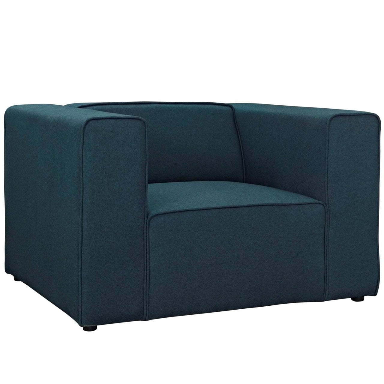 Mingle Upholstered Fabric Armchair, Blue, Fabric 13175
