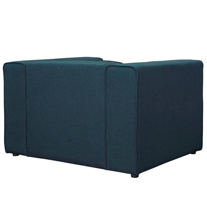 Mingle Upholstered Fabric Armchair, Blue, Fabric 13175