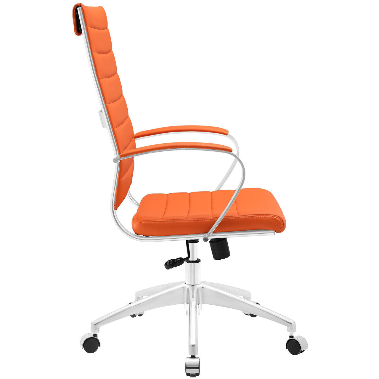 Jive Highback Office Chair, Orange Faux Leather