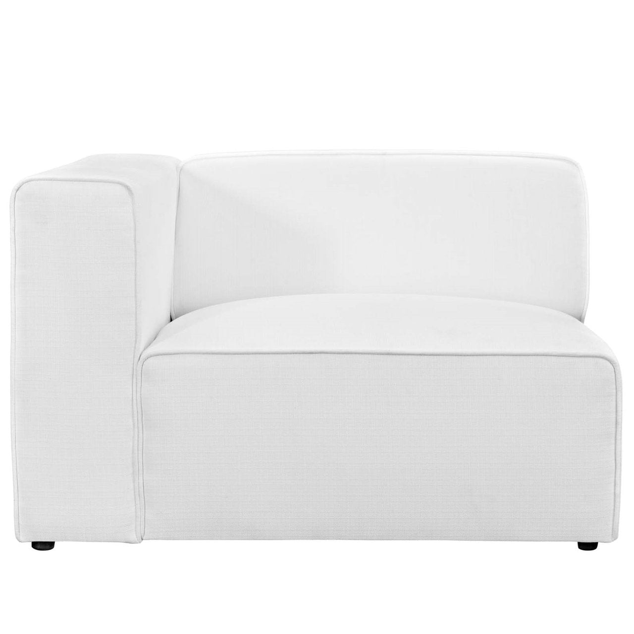 Mingle Fabric Armchair, Fabric, White 13182