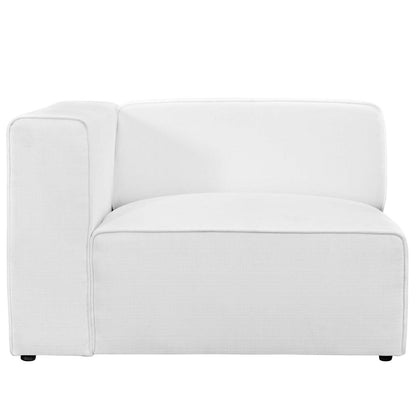 Mingle Fabric Armchair, Fabric, White 13182