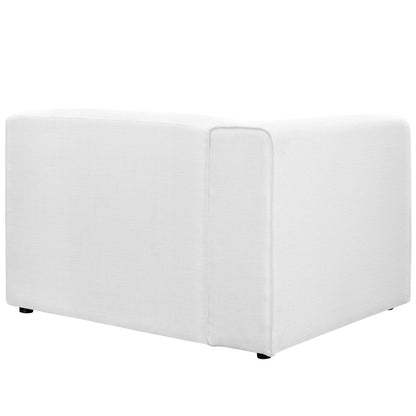 Mingle Fabric Armchair, Fabric, White 13182