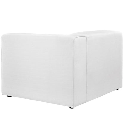 Mingle Fabric Armchair, White, Fabric 13186