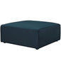 Mingle Fabric Ottoman, Blue, Fabric 13191