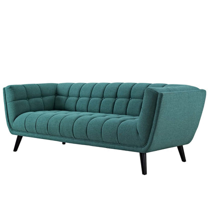 Bestow Upholstered Fabric Sofa, Fabric, Aqua Blue 13640