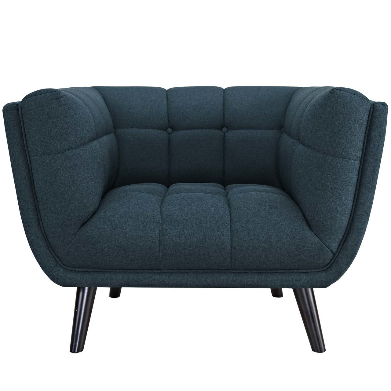 Bestow Upholstered Fabric Armchair, Fabric, Blue 13641