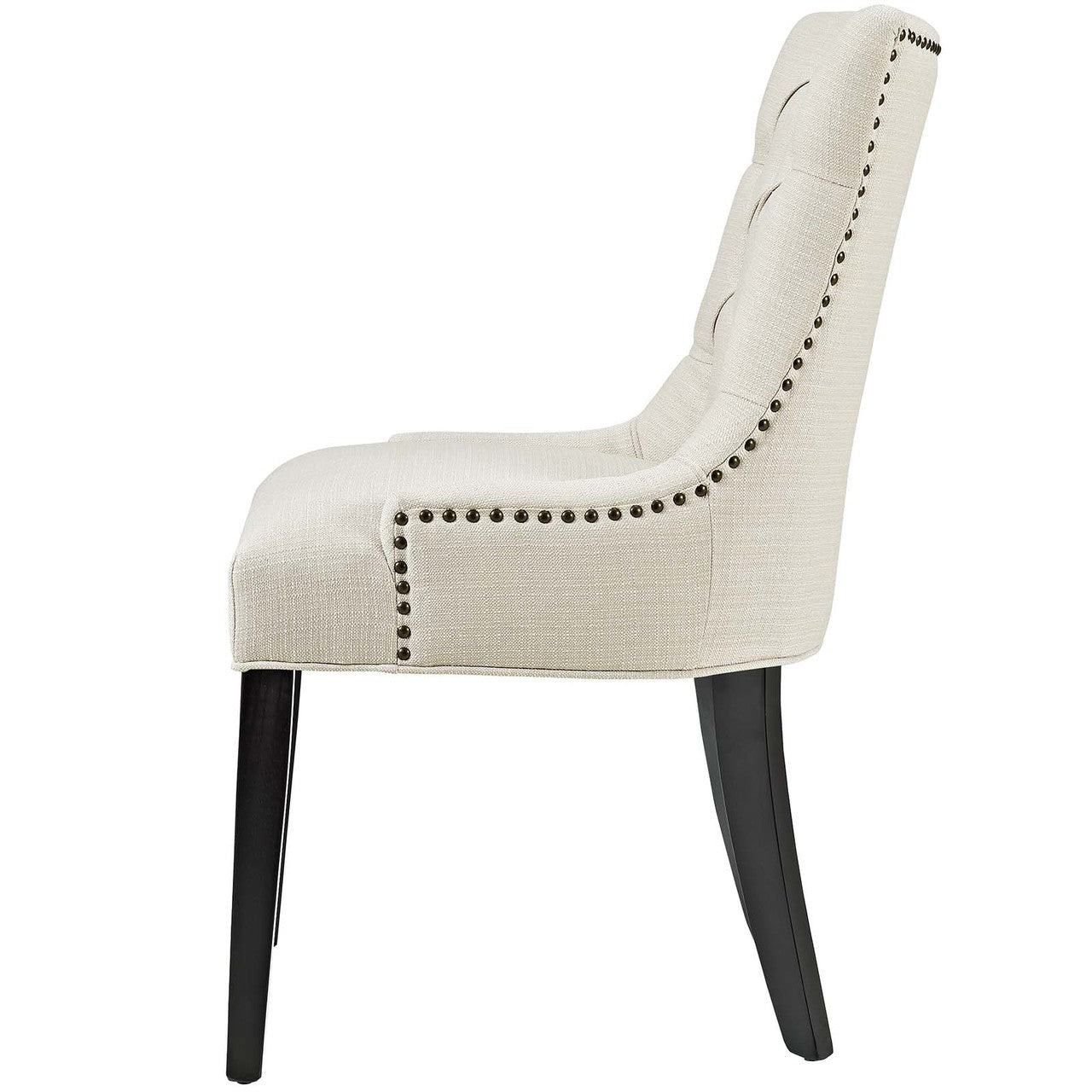 Regent Dining Side Chair Fabric Set of 2, Fabric, Beige 13648
