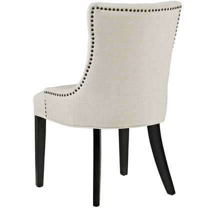 Regent Dining Side Chair Fabric Set of 2, Fabric, Beige 13648