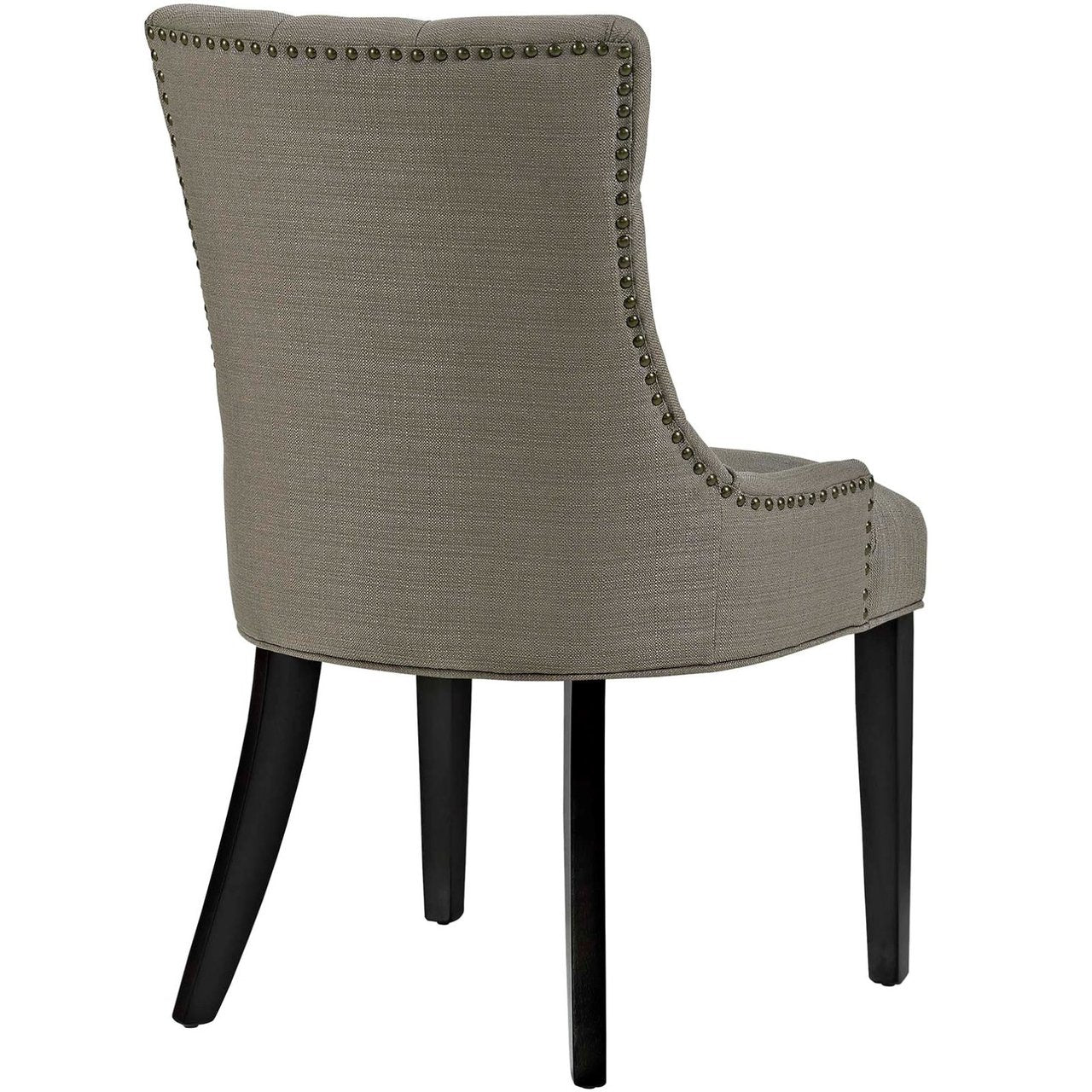 Regent Dining Side Chair Fabric Set of 2, Grey, Fabric 11849