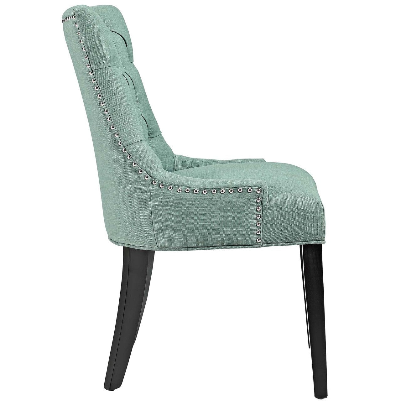 Regent Dining Side Chair Fabric Set of 2, Fabric, Blue 13651