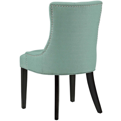 Regent Dining Side Chair Fabric Set of 2, Fabric, Blue 13651