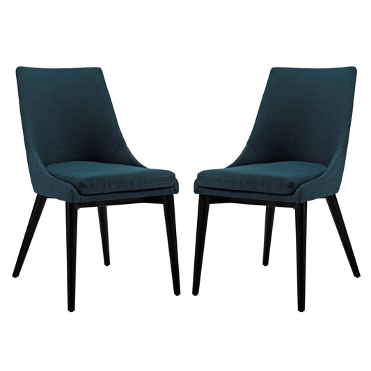 Viscount Dining Side Chair Fabric, Navy, Fabric 11855