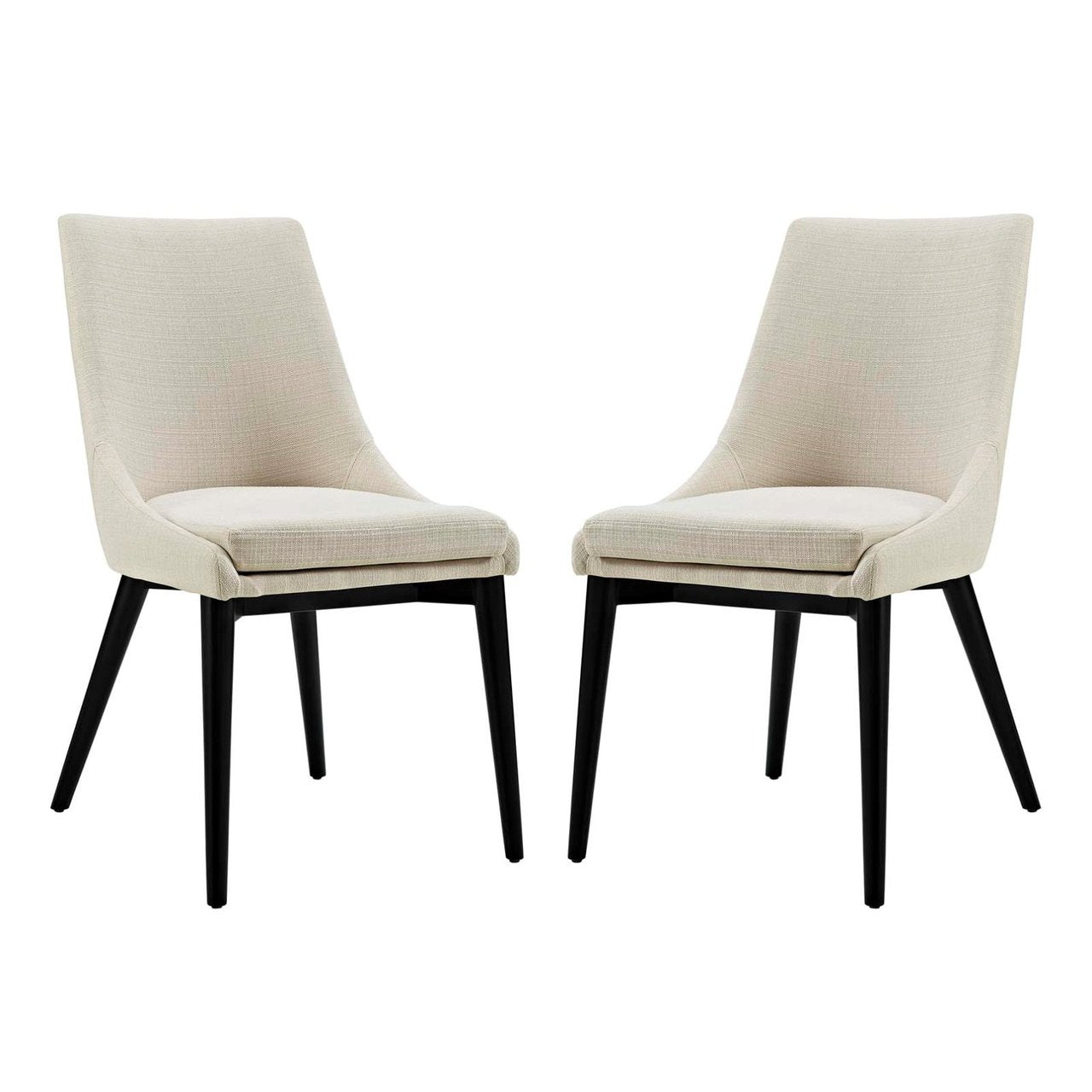 Viscount Dining Side Chair Fabric, Beige, Fabric 11856