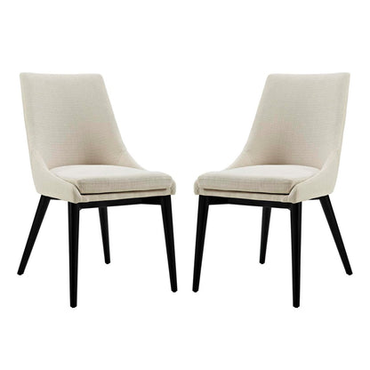 Viscount Dining Side Chair Fabric, Beige, Fabric 11856