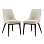 Viscount Dining Side Chair Fabric, Beige, Fabric 11856