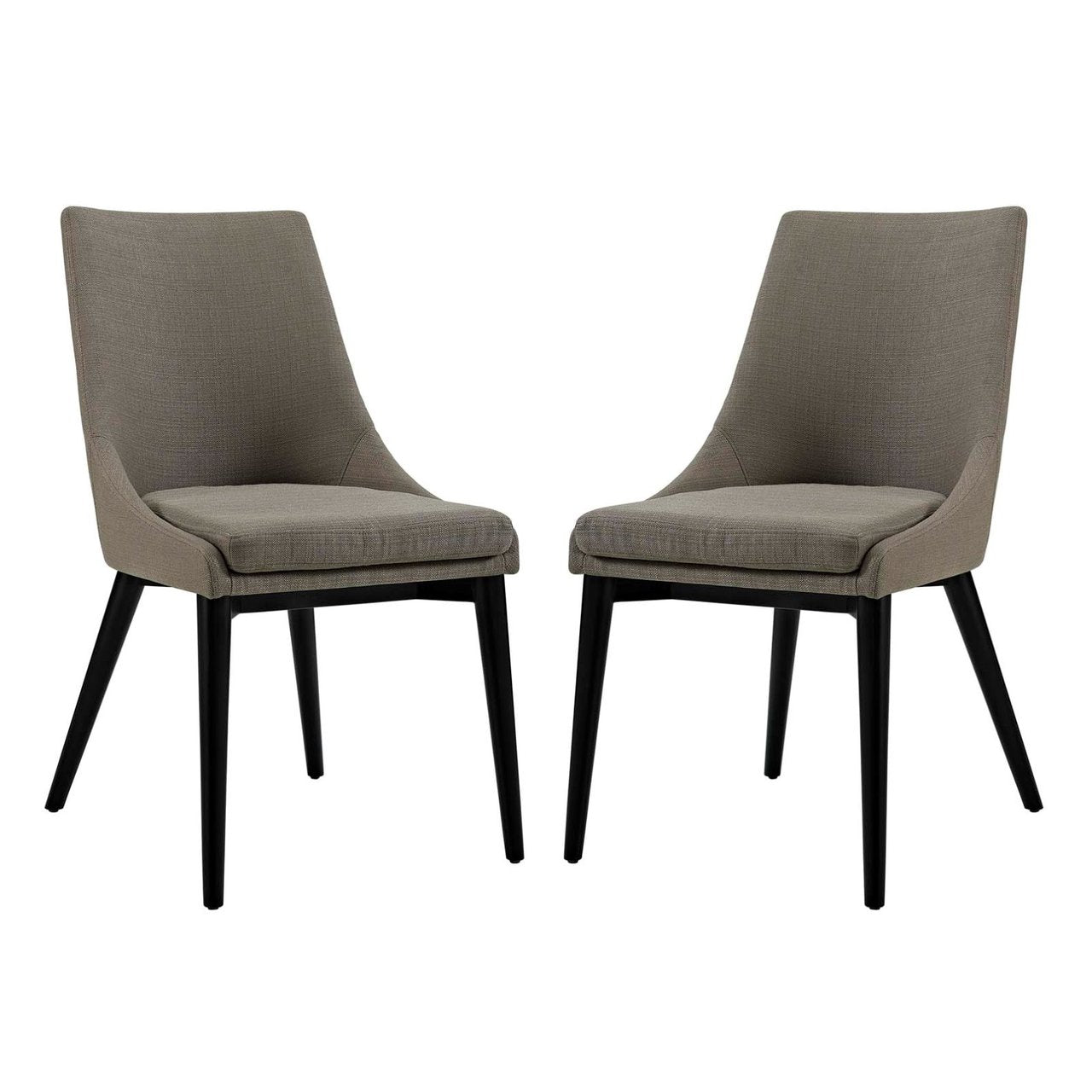 Viscount Dining Side Chair Fabric, Grey, Fabric 11858
