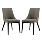 Viscount Dining Side Chair Fabric, Grey, Fabric 11858