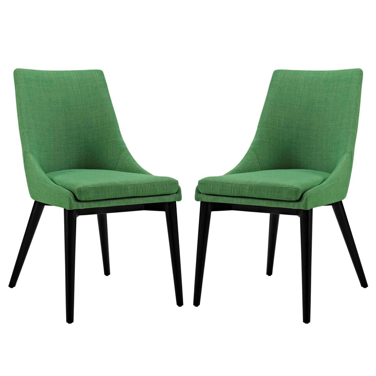 Viscount Dining Side Chair Fabric, Green, Fabric 11859