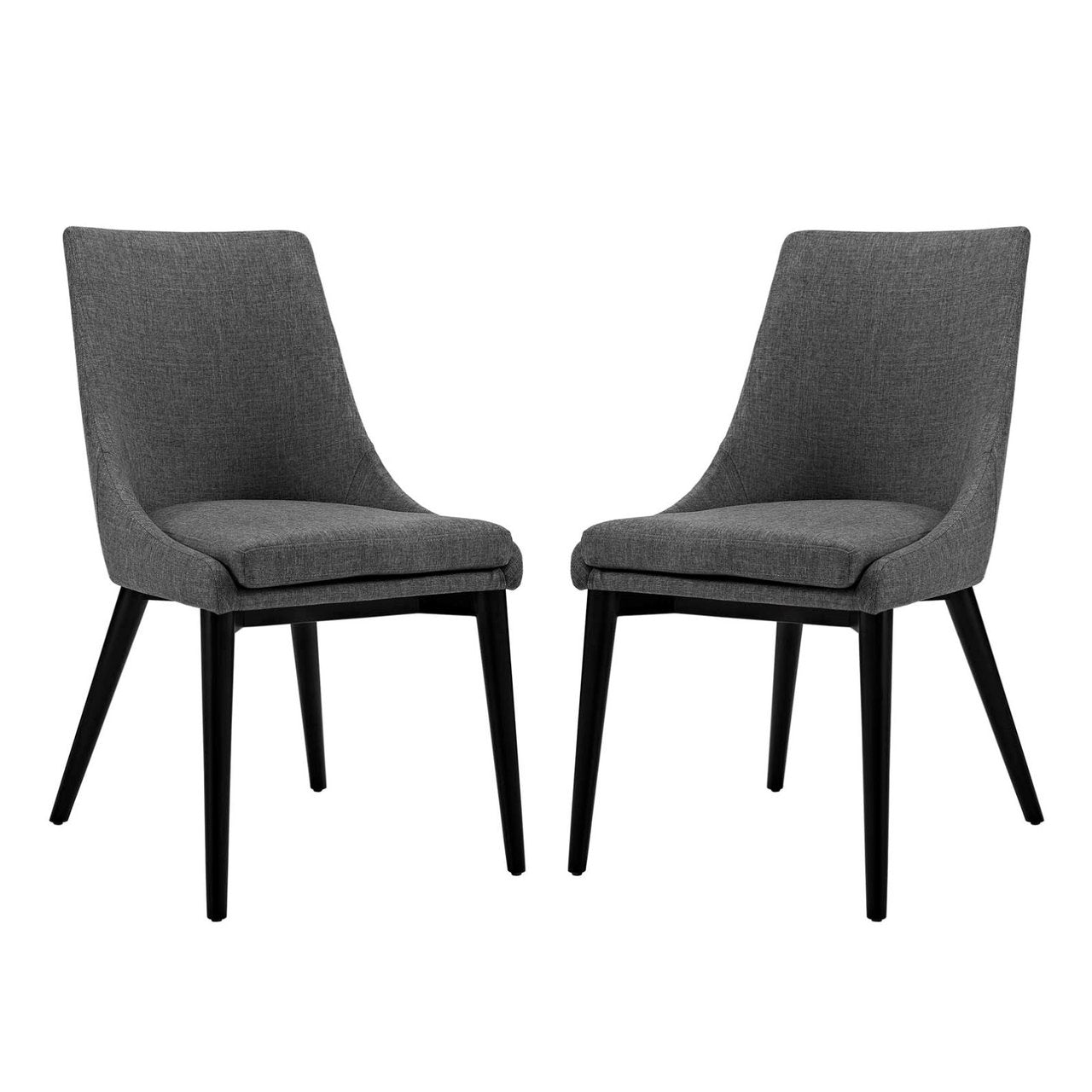Viscount Dining Side Chair Fabric, Grey, Fabric 11860