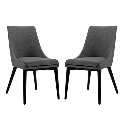 Viscount Dining Side Chair Fabric, Grey, Fabric 11860