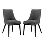 Viscount Dining Side Chair Fabric, Grey, Fabric 11860