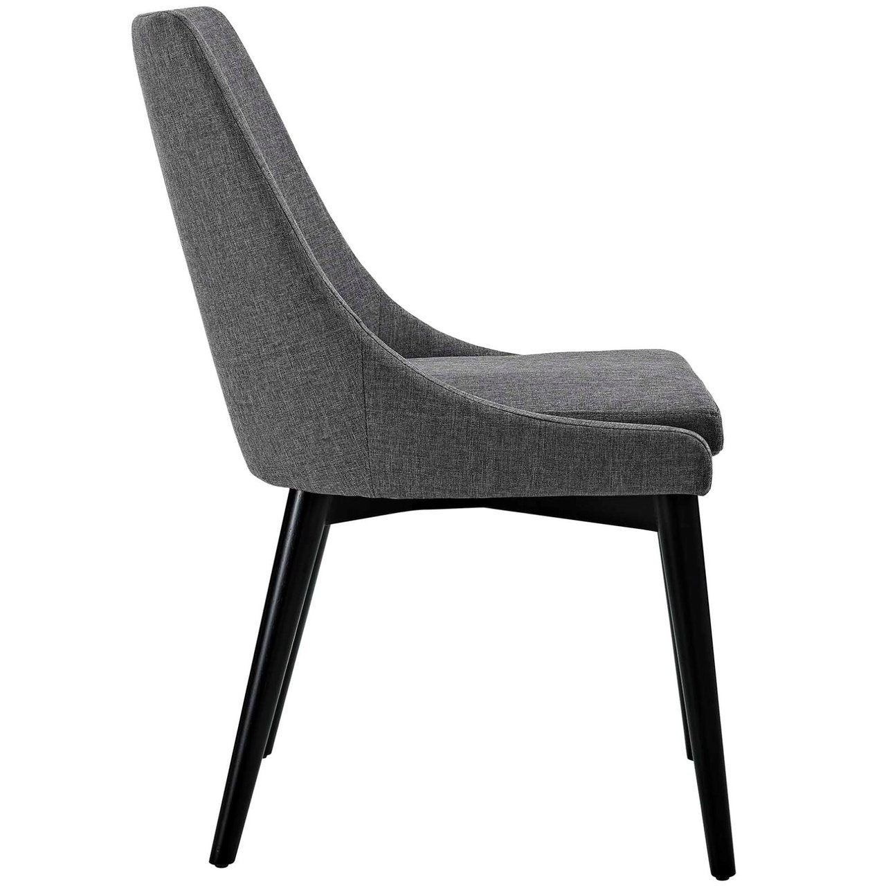 Viscount Dining Side Chair Fabric, Grey, Fabric 11860